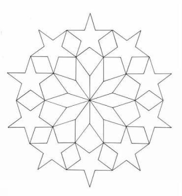 Book cover for Geometric Star Designs Coloring Book