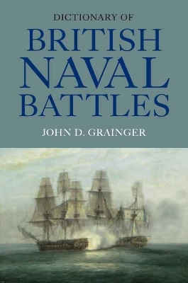 Book cover for Dictionary of British Naval Battles