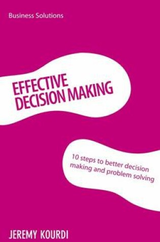 Cover of Effective Decision Making