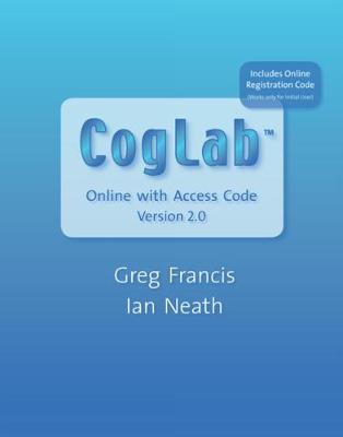 Book cover for CogLab Online Version 2.0 (with Printed Access Card)