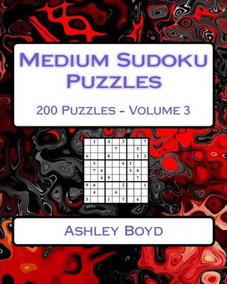 Cover of Medium Sudoku Puzzles Volume 3