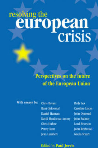 Cover of Resolving the European Crisis