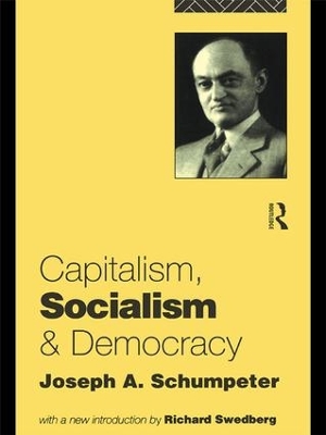 Book cover for Capitalism, Socialism and Democracy