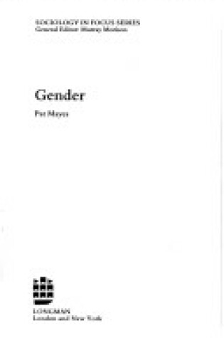 Cover of Gender