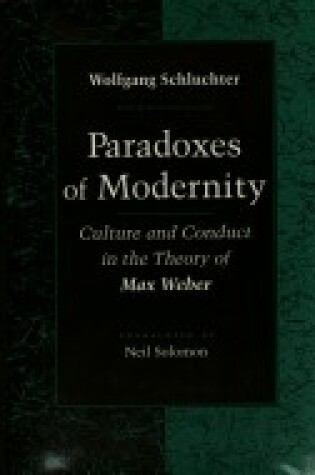 Cover of Paradoxes of Modernity