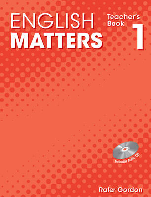 Book cover for English Matters Teacher's Book 1 with CD-ROM