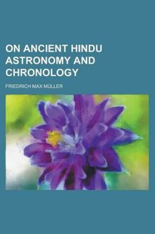 Cover of On Ancient Hindu Astronomy and Chronology