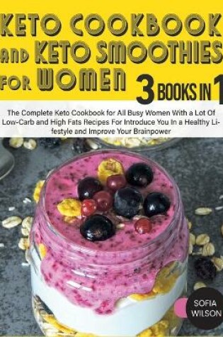 Cover of Keto Cookbook and Keto Smoothies for Women