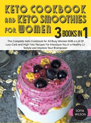 Cover of Keto Cookbook and Keto Smoothies for Women