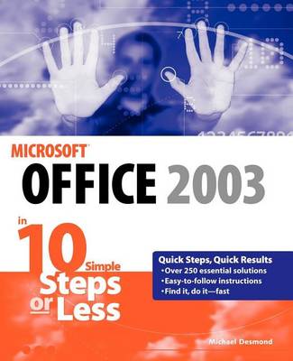 Book cover for Microsoft Office 2003 in 10 Simple Steps or Less