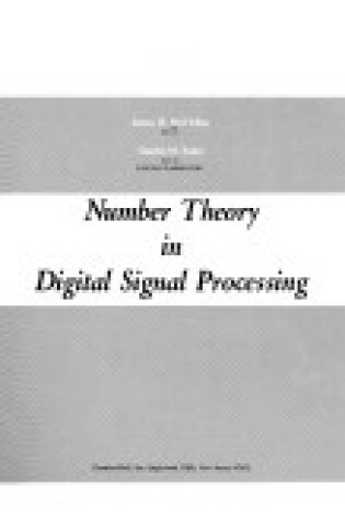 Cover of Number Theory in Digital Signal Processing