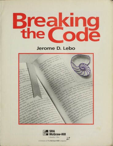 Book cover for Breaking the Code Student Workbook