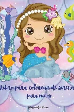 Cover of Libro para colorear de sirenas para niños