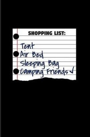 Cover of Shopping List Tent Camping Friends