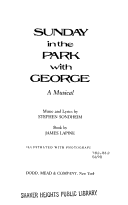 Book cover for Sunday in the Park with George