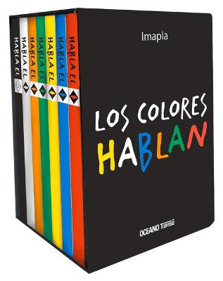 Cover of Los Colores Hablan (Cajita Con 7 Libros Pop-Up)