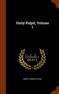 Book cover for Unity Pulpit, Volume 1