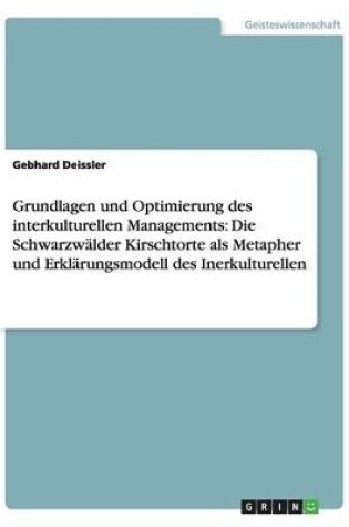 Cover of Grundlagen und Optimierung des interkulturellen Managements
