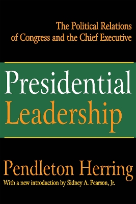 Book cover for Presidential Leadership