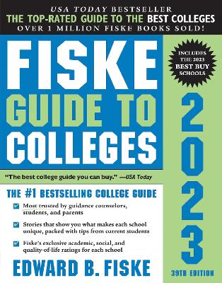 Book cover for Fiske Guide to Colleges 2023