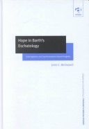 Book cover for Hope in Barth's Eschatology