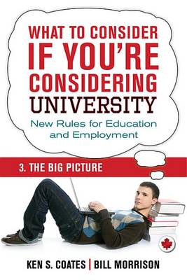 Book cover for What to Consider If You're Considering University -- The Big Picture