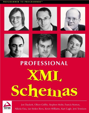 Book cover for Professional XML Schemas