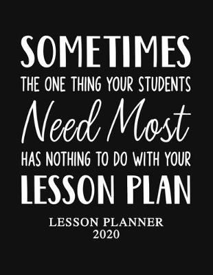 Cover of Lesson Planner 2020