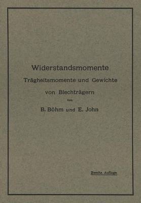 Book cover for Widerstandsmomente