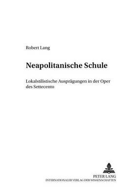 Cover of "Neapolitanische Schule"