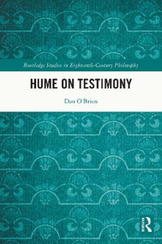 Cover of Hume on Testimony