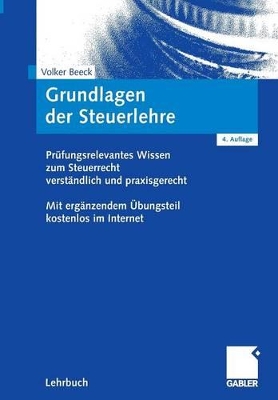 Book cover for Grundlagen der Steuerlehre