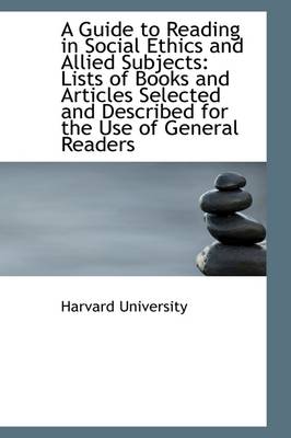 Book cover for A Guide to Reading in Social Ethics and Allied Subjects