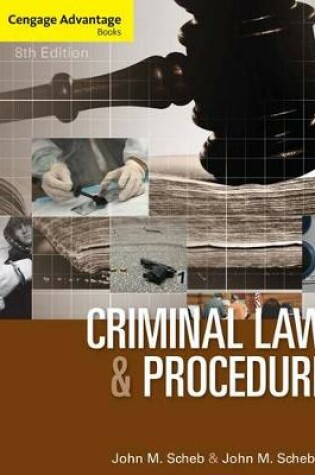 Cover of Cengage Advantage Books: Criminal Law and Procedure