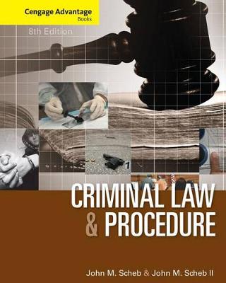 Book cover for Cengage Advantage Books: Criminal Law and Procedure