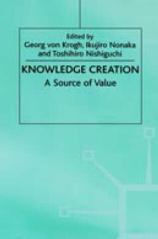 Cover of Knowledge Creation