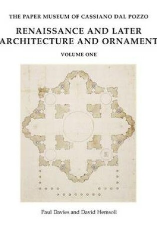 Cover of Renaissance and Later Architecture and Ornament