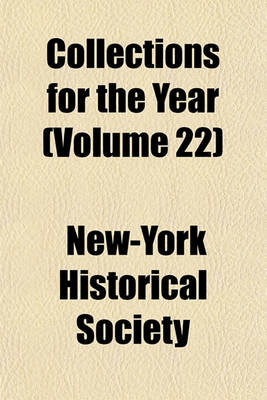 Book cover for Collections for the Year (Volume 22)