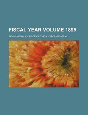 Book cover for Fiscal Year Volume 1895