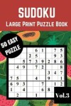 Book cover for SUDOKU Large Print Puzzle Book