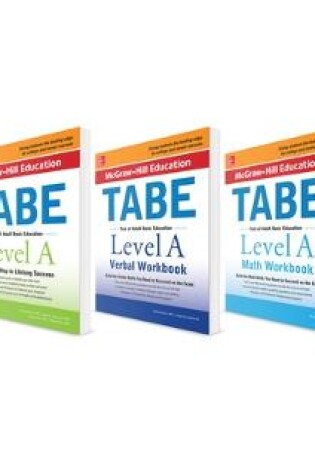 Cover of McGraw-Hill Education TABE Level A Savings Bundle