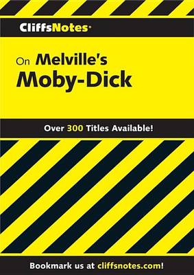 Book cover for Cliffsnotes on Melville's Moby-Dick