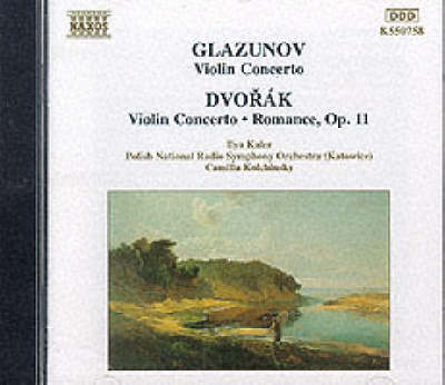 Book cover for Glazunov Dvorak Violin Concertos (Unknown-Desc)