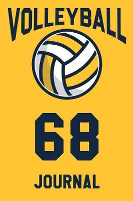 Book cover for Volleyball Journal 68