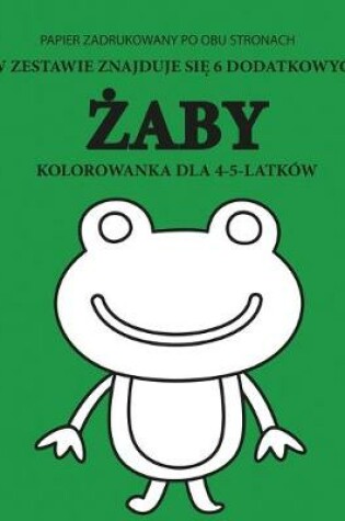 Cover of Kolorowanka dla 4-5-latków (&#379;aby)