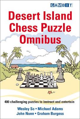 Book cover for Desert Island Chess Puzzle Omnibus