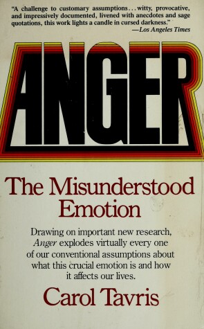 Book cover for Anger, the Misunderstood Emotion