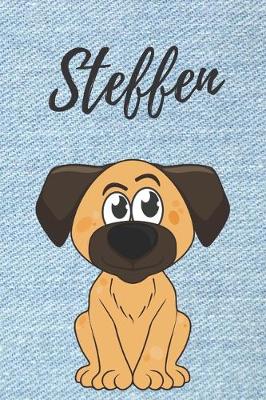 Book cover for Steffen Notizbuch Hunde / Notiz-Buch / Notizheft / Malbuch / Kritzelbuch / Tagebuch / Journal / DIN A5 / Geschenke