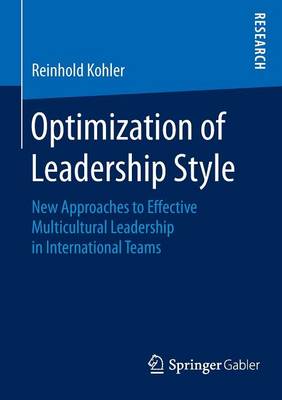 Book cover for Optimization of Leadership Style