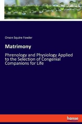 Cover of Matrimony